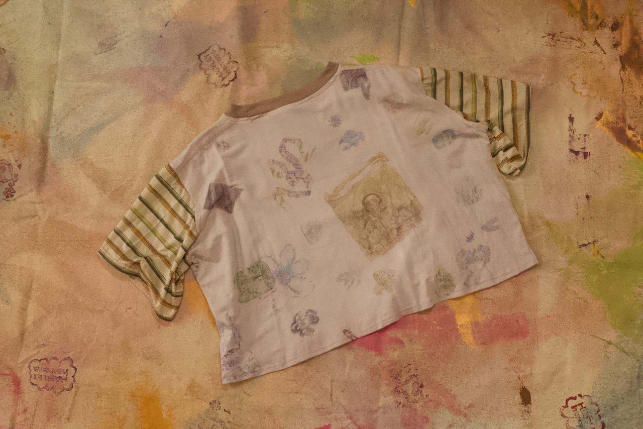 TRANSFER PRINTED BOXY TSHIRT